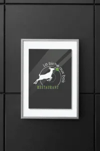 Création logo pour restaurant par l'agence Com' Empreintes