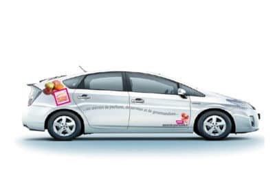CREATION DESIGN GRAPHIQUE MARQUAGE - FLOCAGE DE VOTRE VOITURE ENTREPRISE - BY COM-EMPREINTES