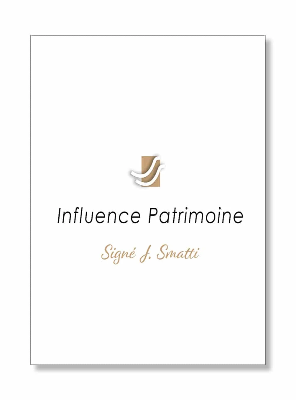 creation logo Influence Patrimoine - Par Com' Empreintes création de logo pour profession libérale
