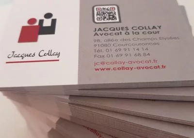 création carte de visite pour avocat - professions libérales - By Com' Empreintes