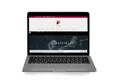 site web vitrine Jacques collay