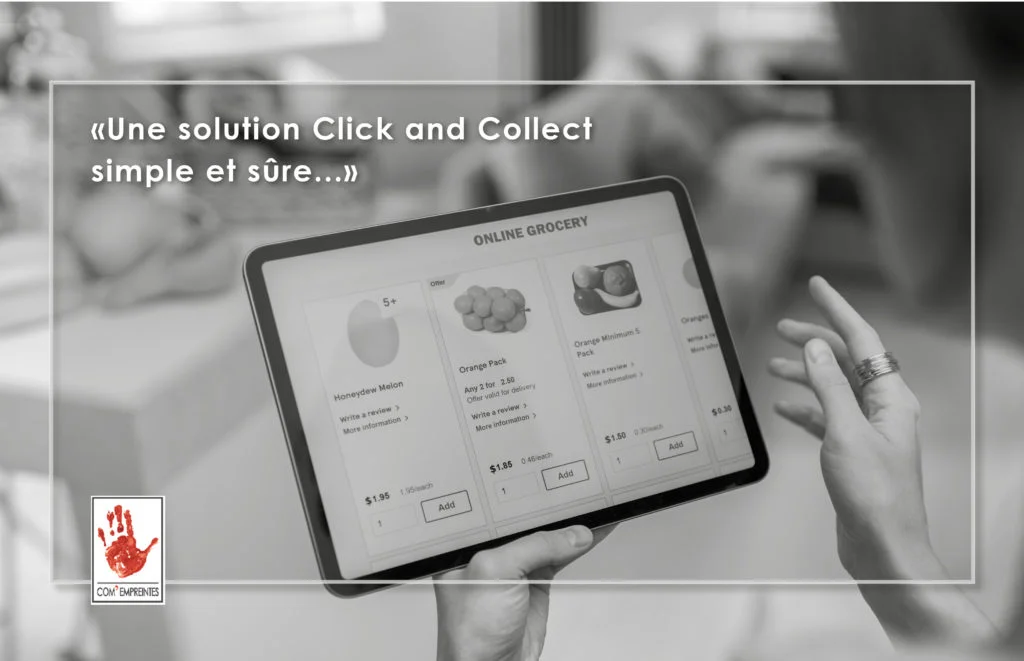 création site e-commerce click and collect par Com' Empreintes