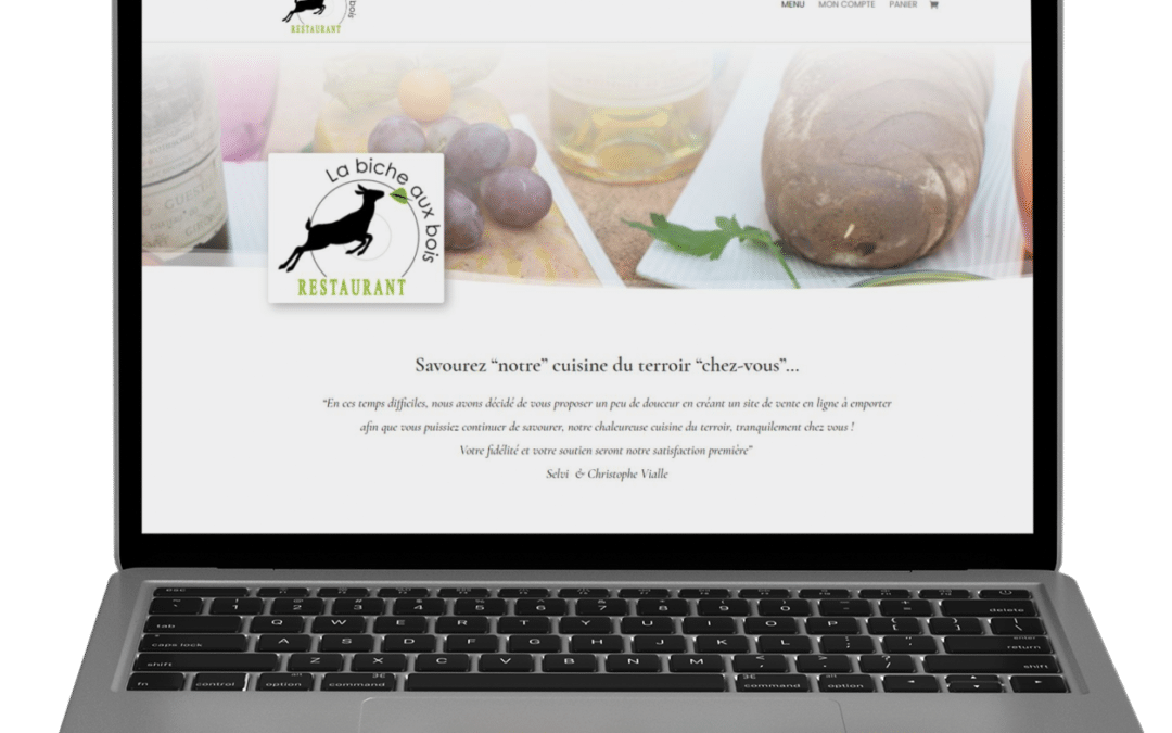 Site click and collect traiteur