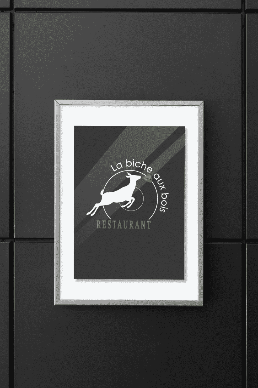 Création logo - charte graphique restaurant - Com' Empreintes 91