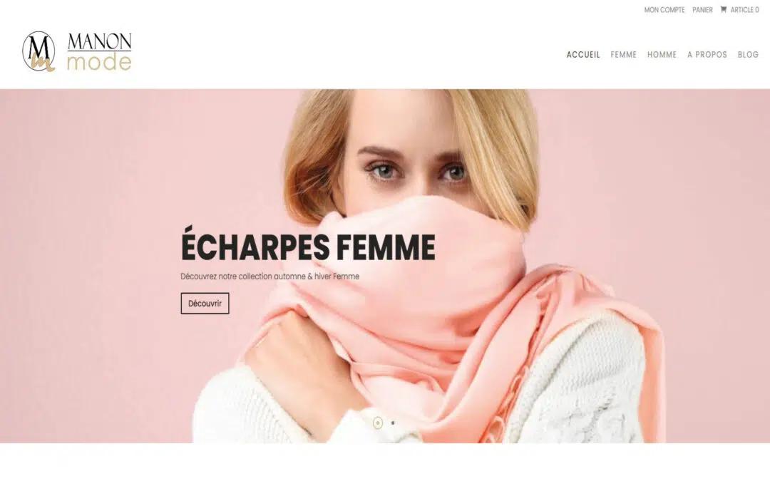 site web e-commerce secteur mode
