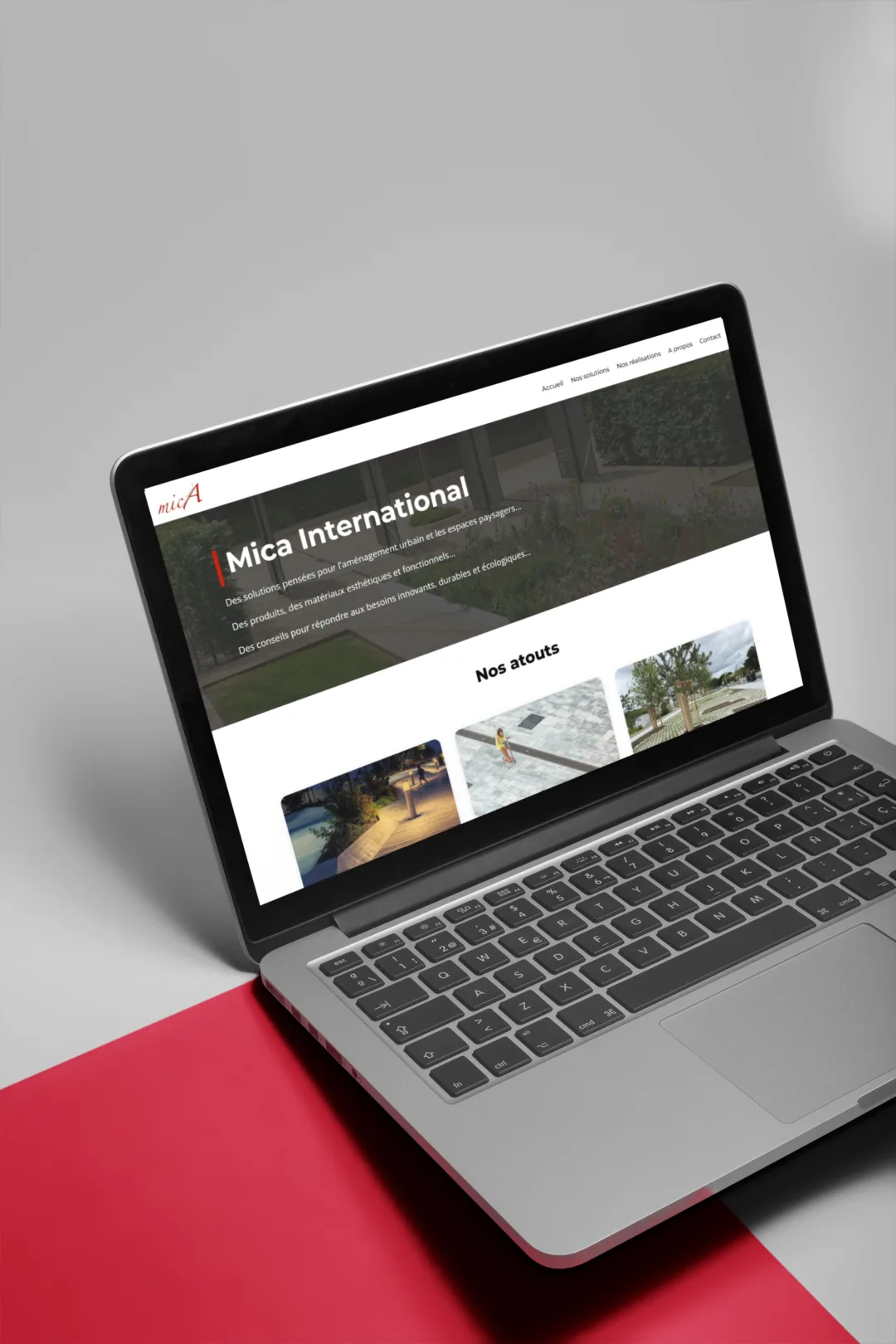 création site web vitrine pour entreprise du batiment par Com' Empreintes
