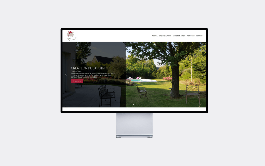 site web vitrine secteur paysagiste