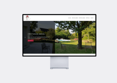 site web vitrine secteur paysagiste