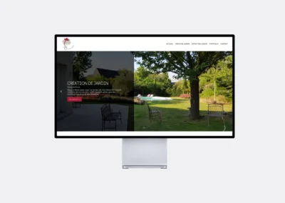 site web vitrine secteur paysagiste