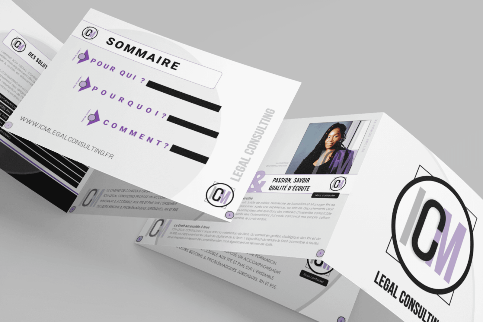 Création plaquette digitale interactive par l'agence Com' Empreintes - Client : Profession libérale