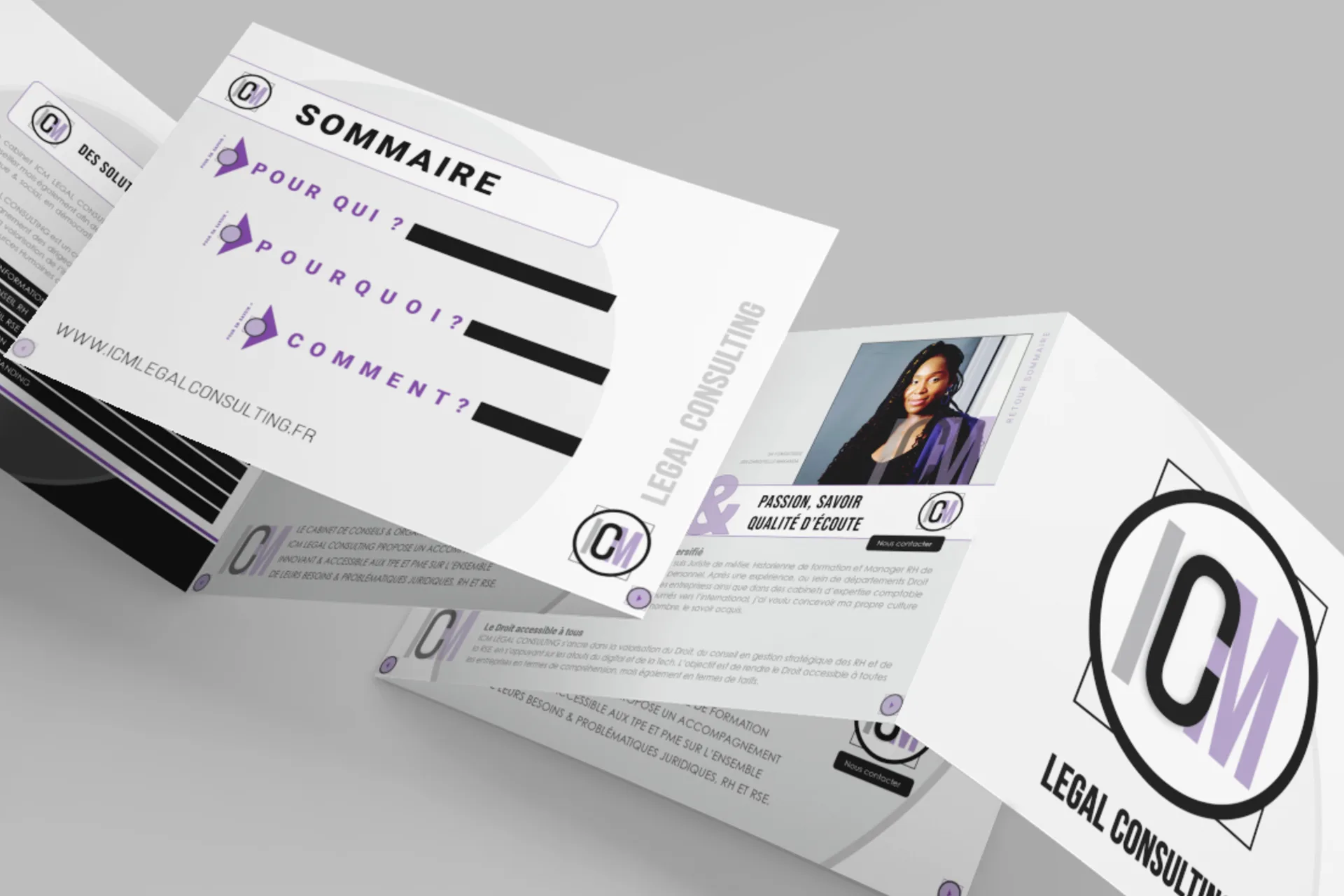 Création plaquette digitale interactive par l'agence Com' Empreintes - Client : Profession libérale