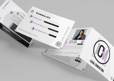 Création plaquette digitale interactive par l'agence Com' Empreintes - Client : Profession libérale