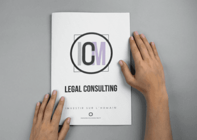 plaquette commerciale - catalogue pour juriste