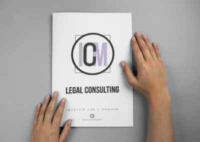 plaquette commerciale - catalogue pour juriste