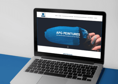 Création site web vitrine pour artisan APG
