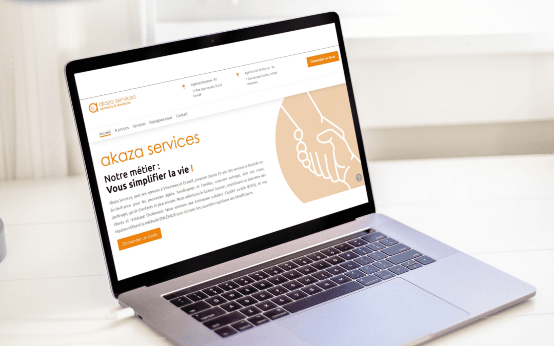 Création site web vitrine secteurs services BtoC