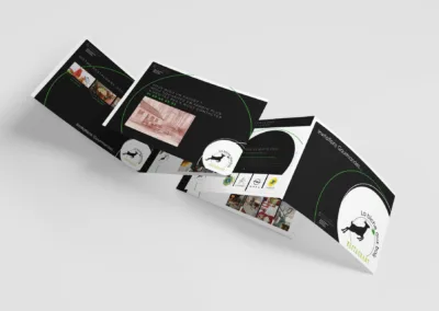 Création plaquette digitale interactive par l'agence Com' Empreintes