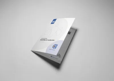 Création plaquette par l'agence Com' Empreintes