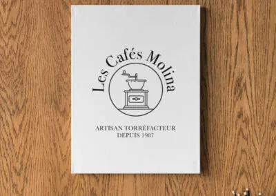 Création logo pour Les Cafés Molina