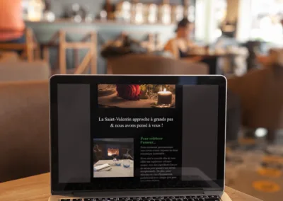 Création newsletter pour restaurant BtoC