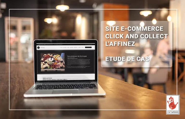 Création site marchand click and collect pour commerce L'Affinez