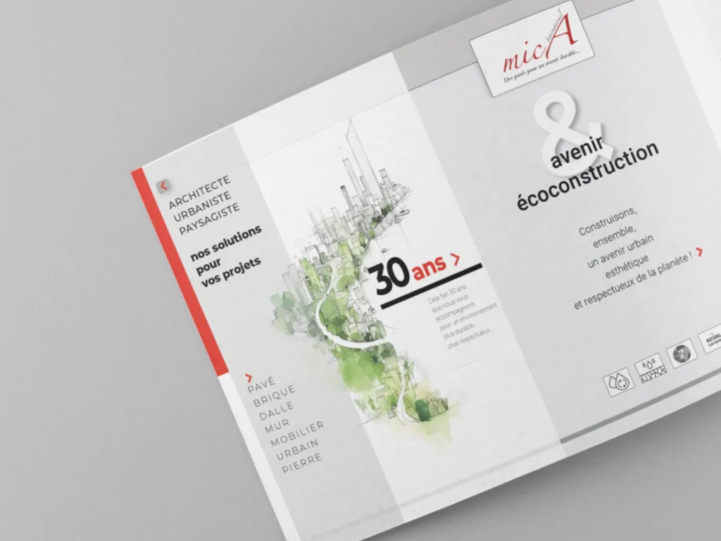 Création catalogue marques secteur batiment