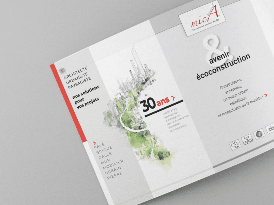 Création catalogue marques secteur batiment