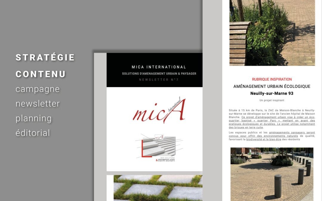 Communication secteur bâtiment BTP campagne newsletter