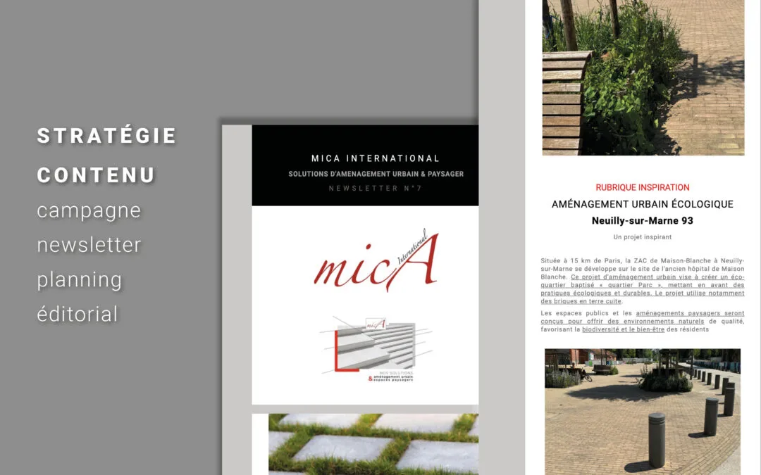 Communication secteur bâtiment BTP campagne newsletter