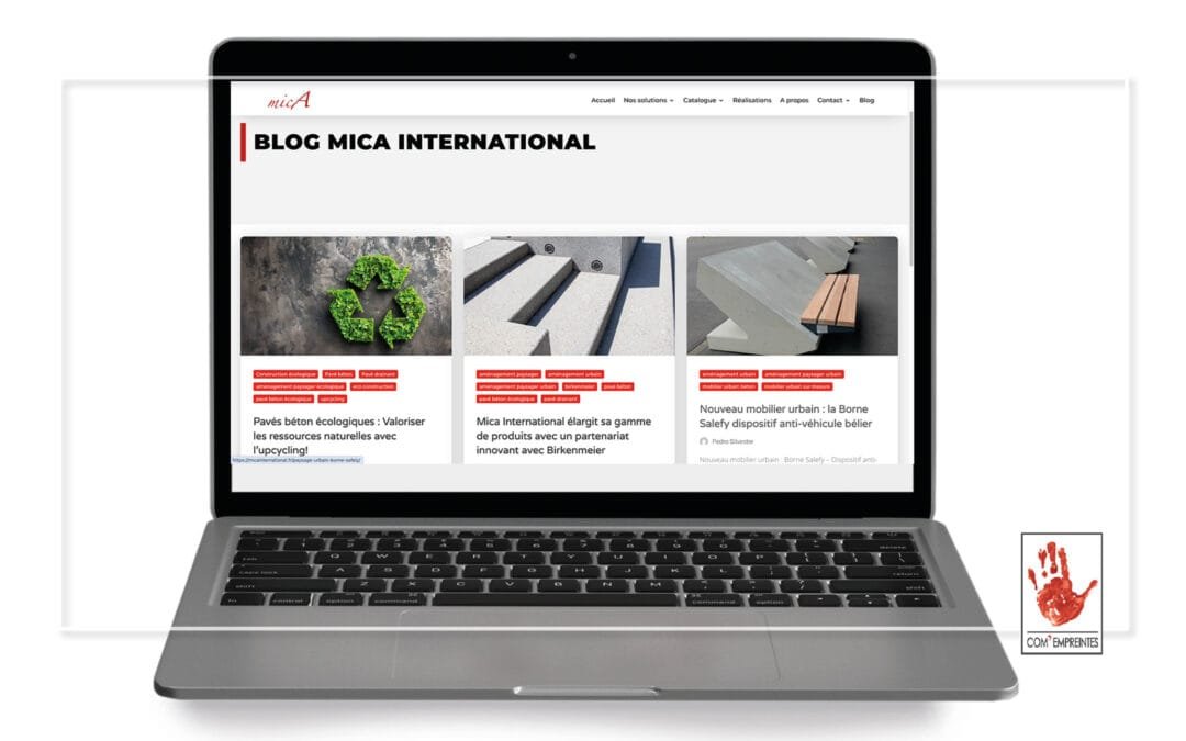 Site web avec blog optimisé SEO secteur bâtiment