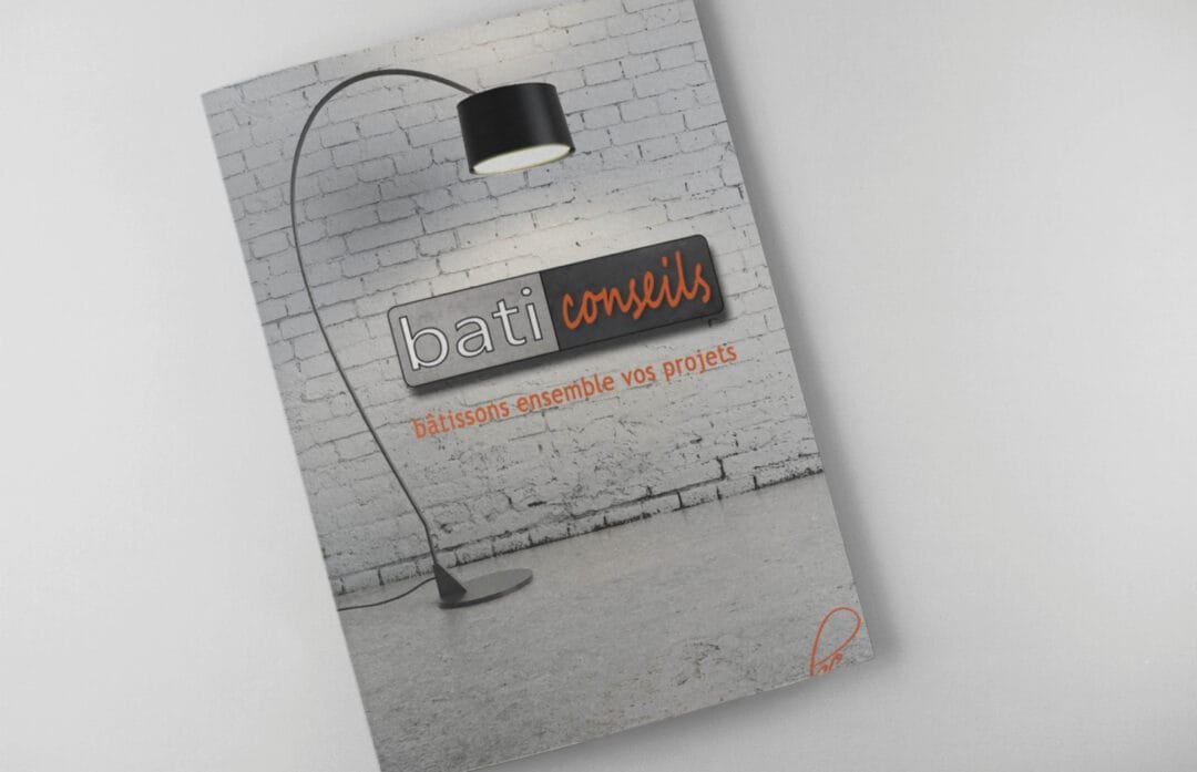 Création plaquette papier pour entreprise BTP
