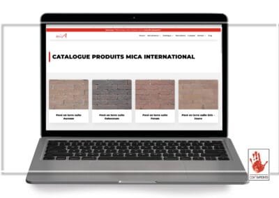 Site web avec catalogue produits