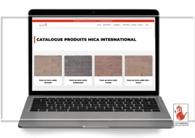 Site web avec catalogue produits