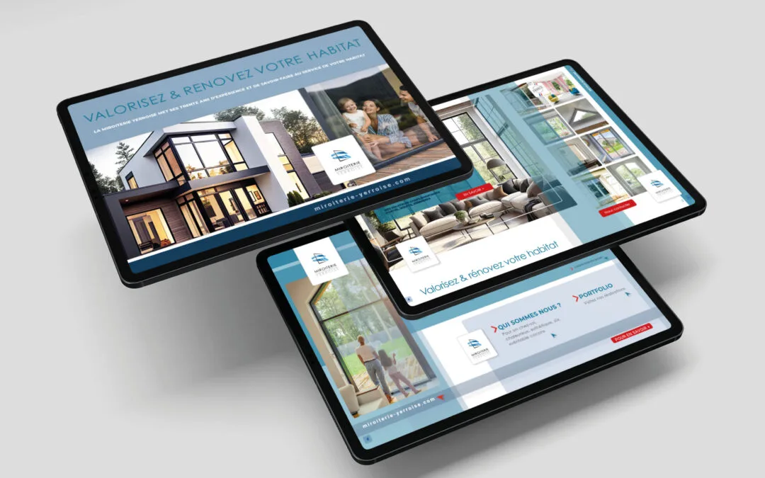 plaquette digitale interactive - Création Com' Empreintes