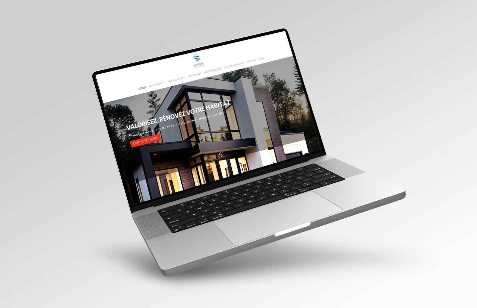 Communication globale & site web pour artisan secteur du bâtiment - par l'agence Com' Empreintes