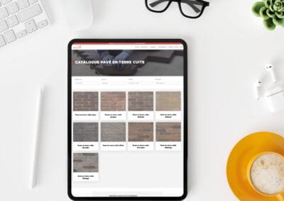 Catalogue produits en ligne secteur bâtiment