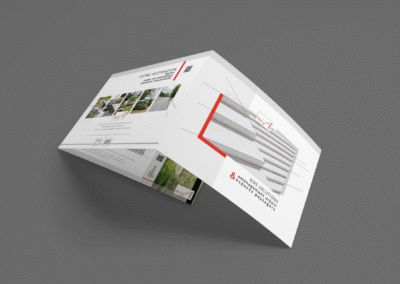 Communication secteur bâtiment BTP plaquette commerciale digitale et papier - Par l'agence de communication Com' Empreintes -