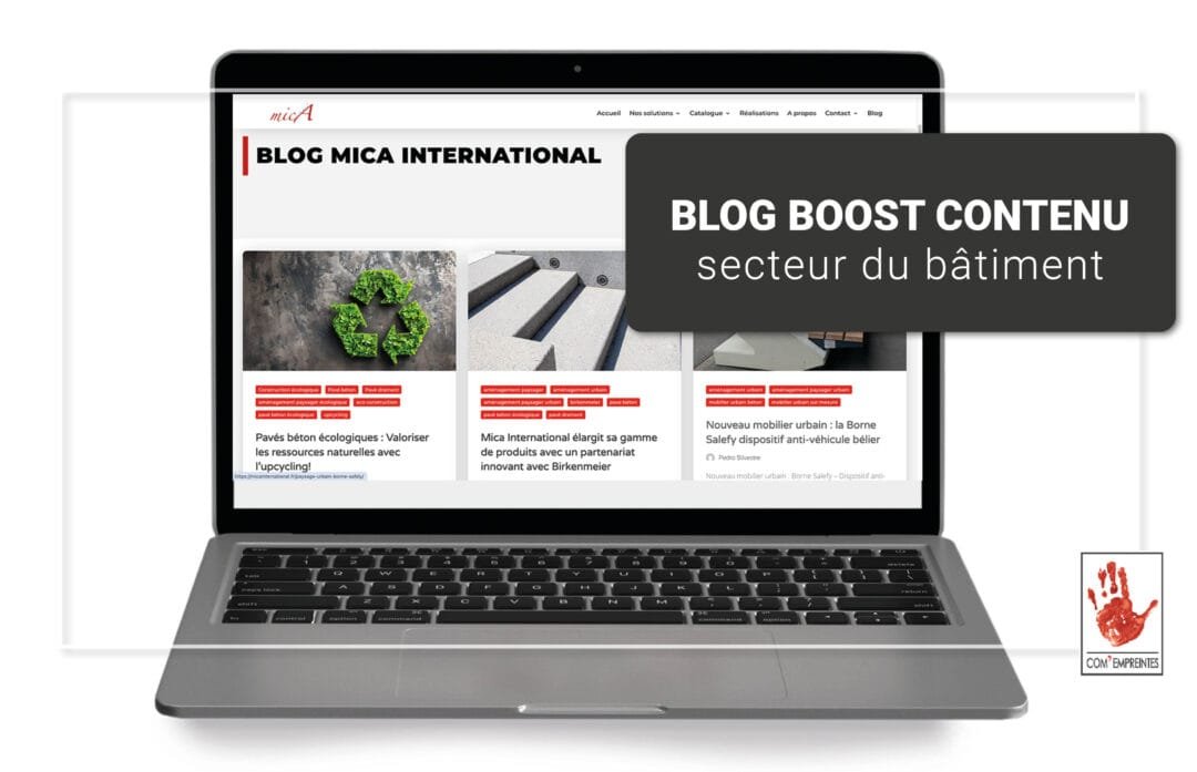 Création blog & site web secteur BTP