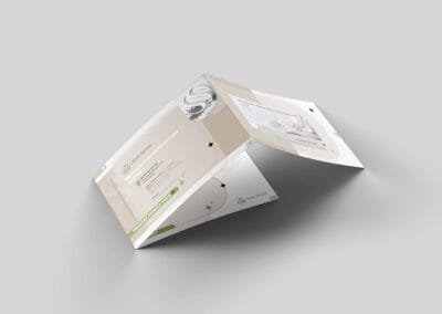 Création plaquette digitale interactive B2B par l'agence Com' Empreintes