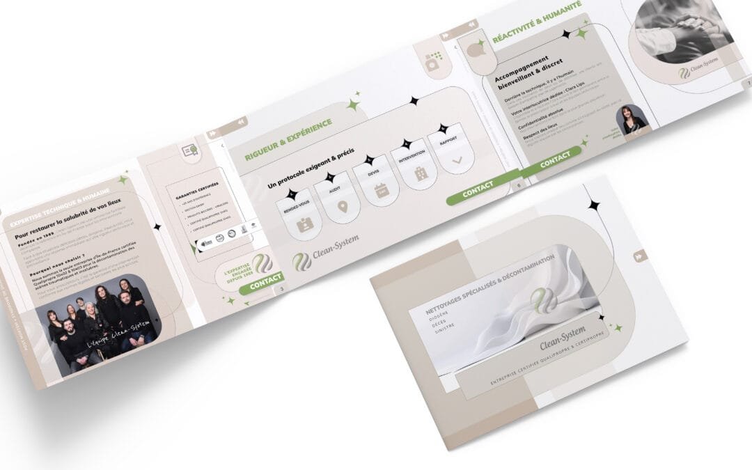 Création plaquette digitale BtoB