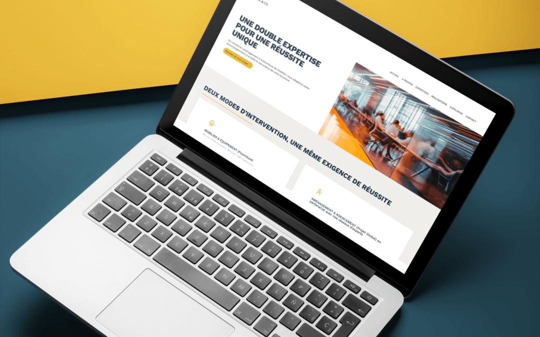 Création site web avec catalogue produit
