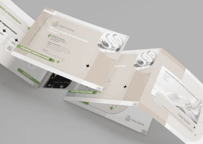Plaquette digitale interactive - secteur services BtoC - Par l'agence Com' Empreintes